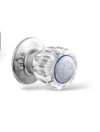 Llave ducha p/pared perilla acrilica