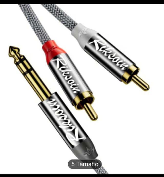 Cable de 6.35mm Rca