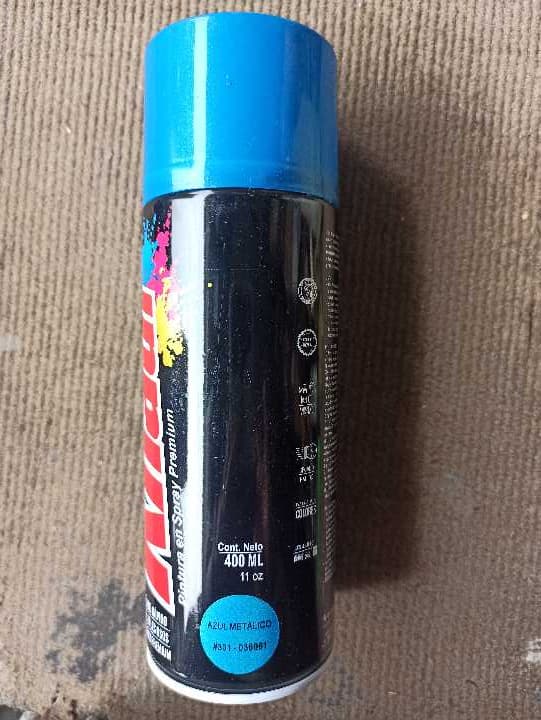 Espray metálico azul