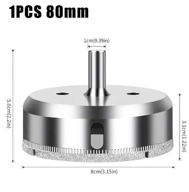 Broca de 80mm diamantada