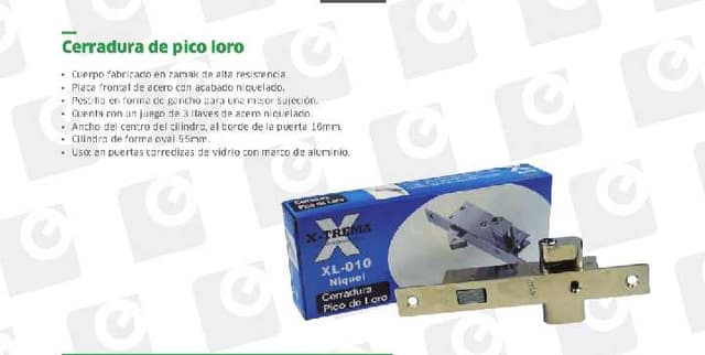 Chapa Pico loro xtrema