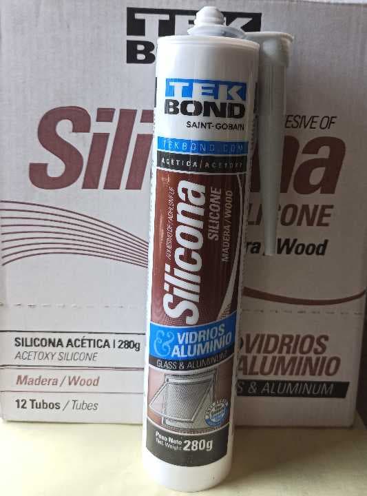 Silicona color madera