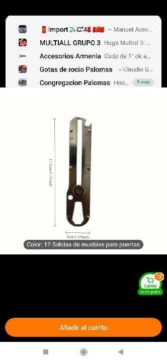 Cuter metalico no trae hoja