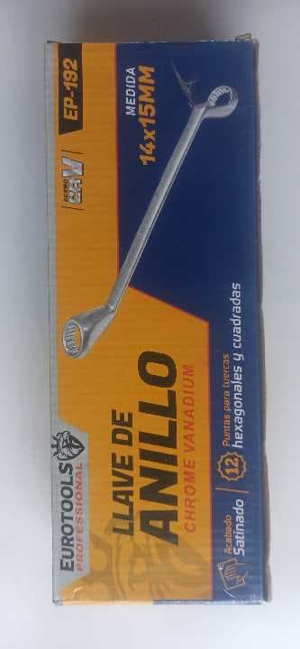 Llave de anillo 18x19 mm unida