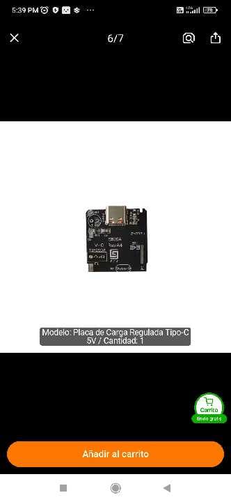Modulo regulador de voltage tipo 5V