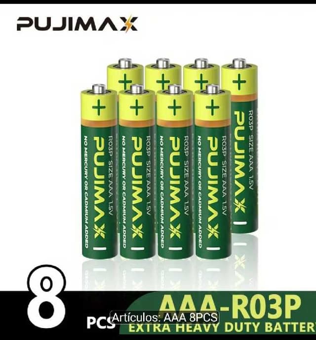 Pilas pujimax de 1.5 AAA