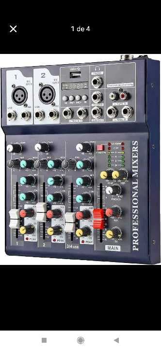 Mixser de 4 canales