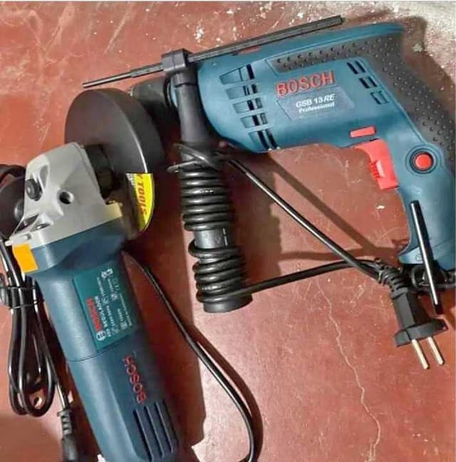 Combo taladro PERCUTOR y amoladora 4.5"