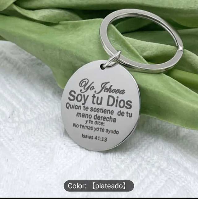 Llavero versículo biblico