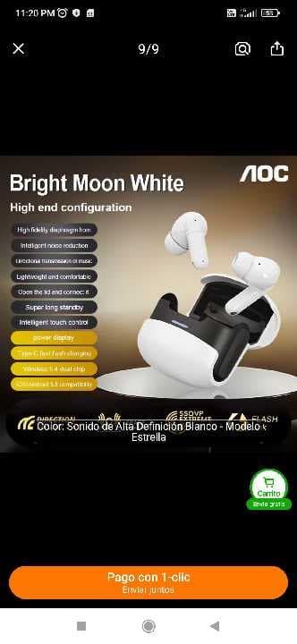 Auriculares inalambricos Dark blue