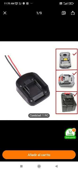 Adaptador de bateria
