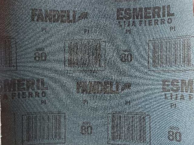 Lija Fandeli #80 para fierro