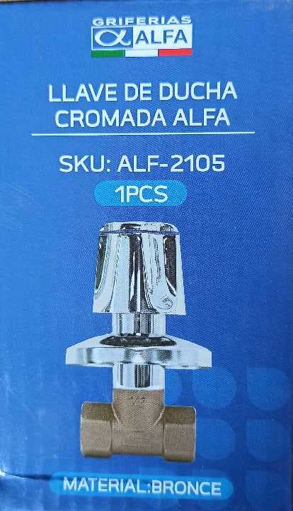 Llave de ducha 4470 cromada alfa