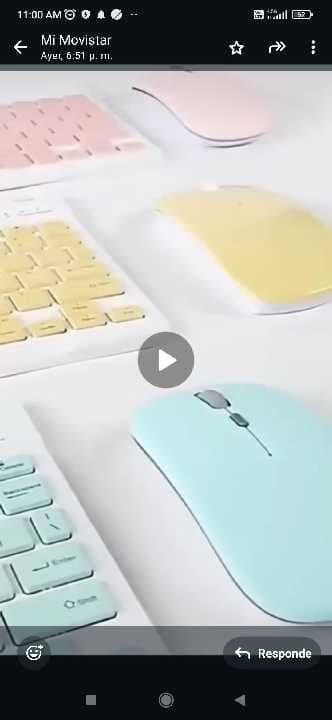 Teclado + mousse con Bluetooth