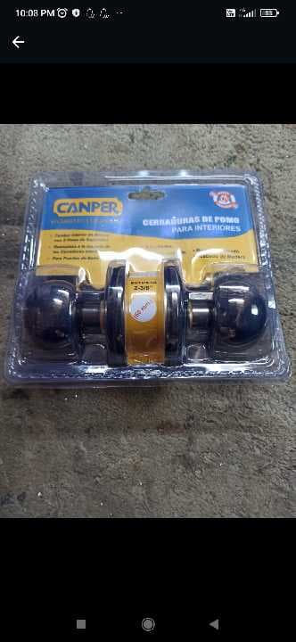 Chapa perilla blíster Camper