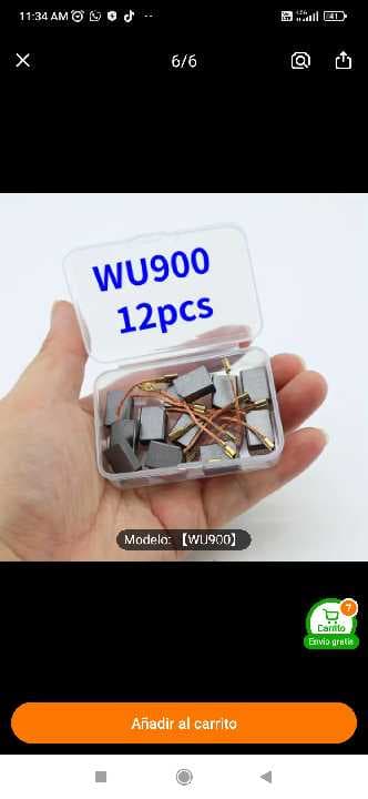 Carbones de alta resistencia pack x 12 pz