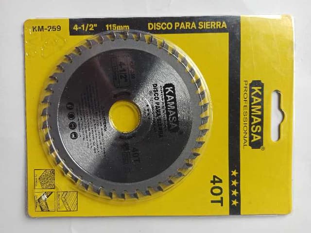 Disco kamasa 4.5" 40 dientes