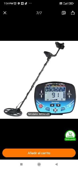 Detector de metales profesional alto rendi_