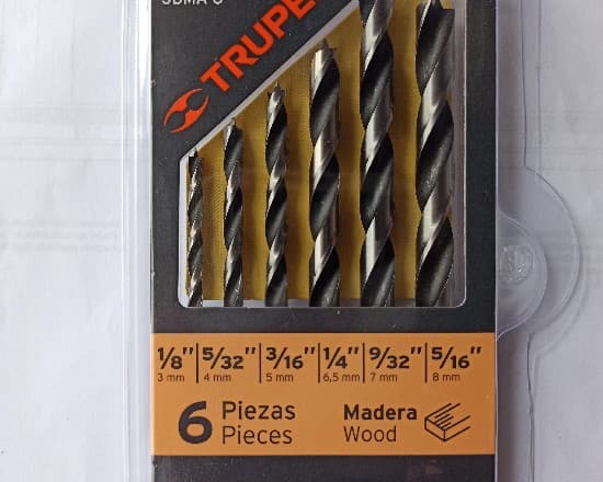 Juego de brocas madera