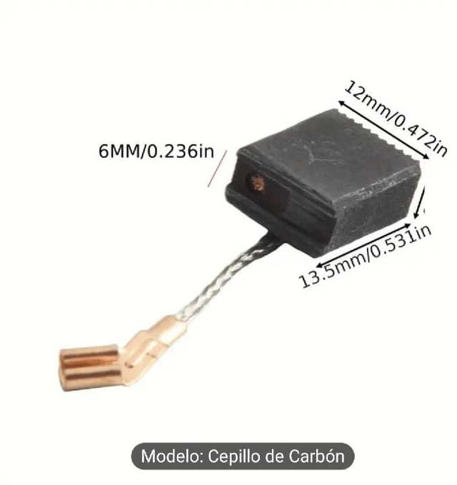 Carbon para moladora de 4" 12x6x13.5