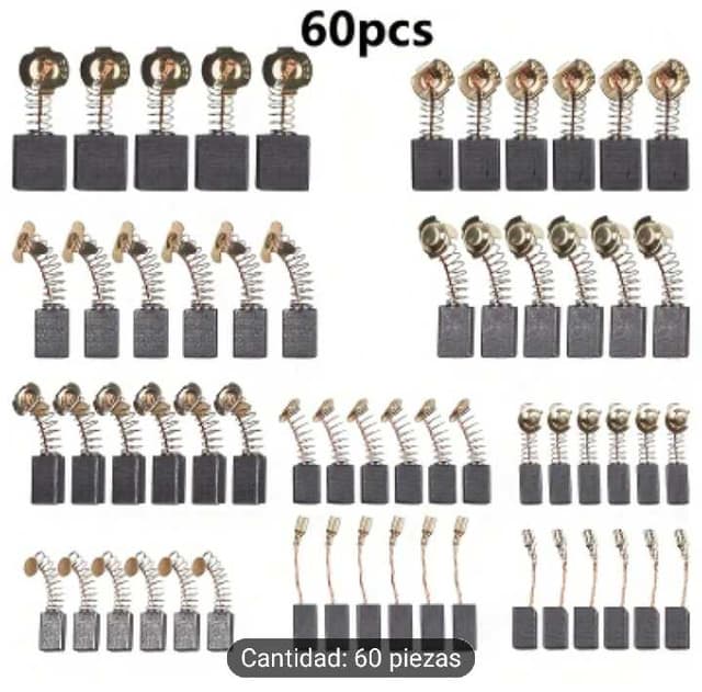 Pac Carbones de grafito diferentes medidas